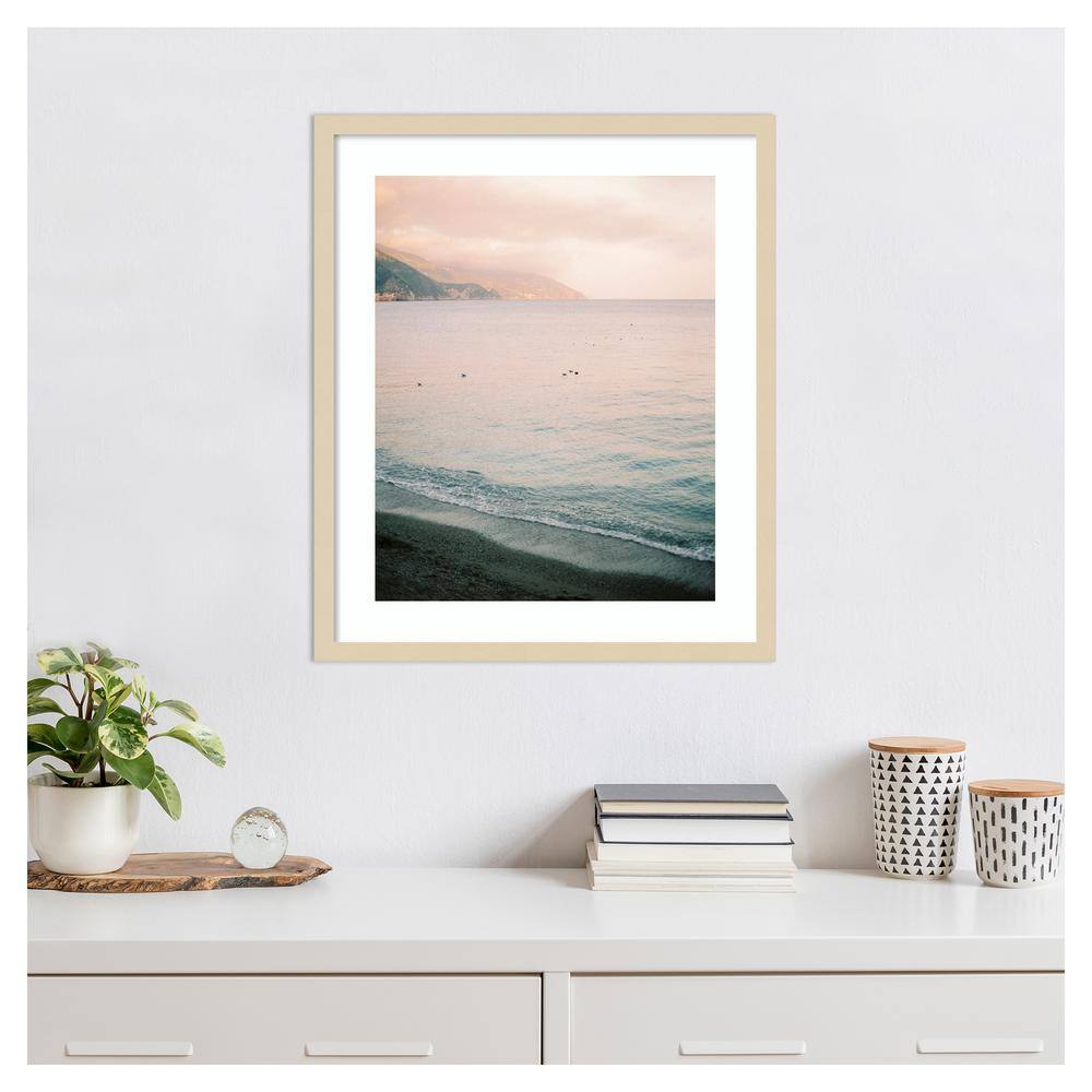 Italian Coast Svelte Natural Framed Coastal Photography Print