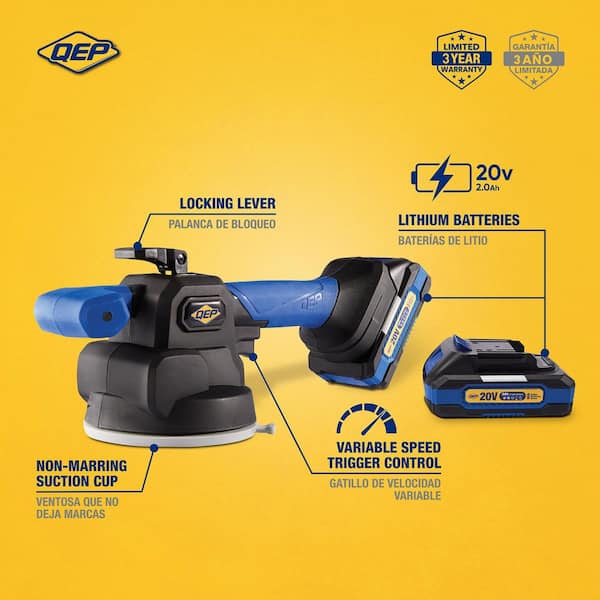 GPTP (Gauged Porcelain Tile Panel) Vibrating Suction Cup