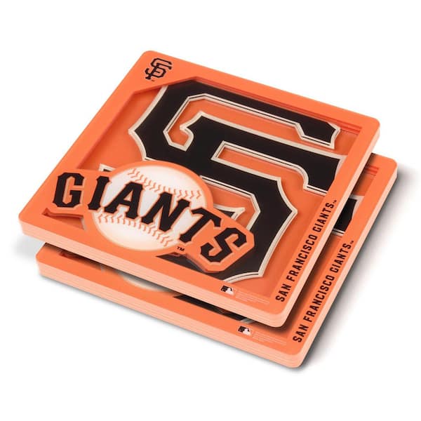 MLB San Francisco Giants 3D Logo Series Multi-Colored Coasters