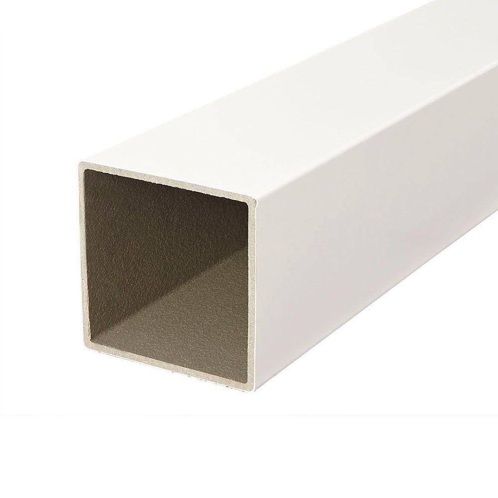 Veranda Regency/Enclave 4 in. x 4 in. x 48 in. White Capped Composite