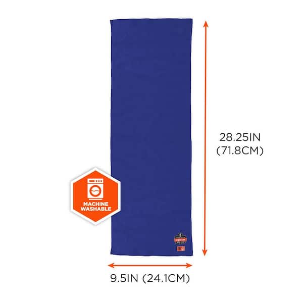 Ergodyne Chill-Its 6606FR Blue Cooling Towel 6606FR - The Home Depot