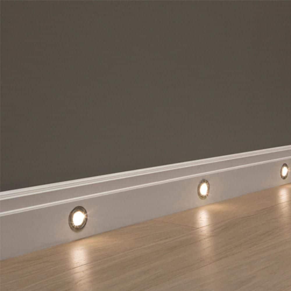 4.25'' H White Polystyrene Baseboard Moulding Set of 4