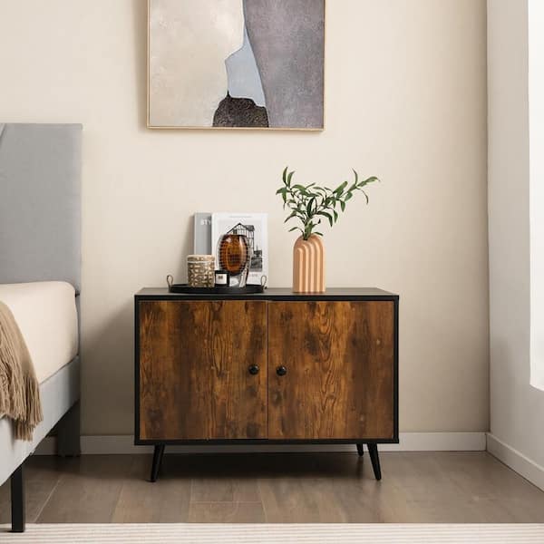 Industrial Cat Litter Box Enclosure Hidden Washroom Cat House End Table Cabinet