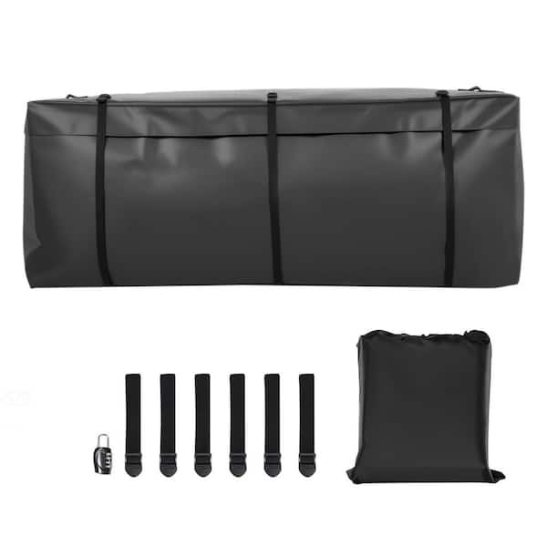 Hitch Cargo Carrier Bag, 840D PVC, 57.48 x 19.49 x 23.82 in. (16 cu. ft. ), Heavy Duty Cargo Bag for Storage with Straps
