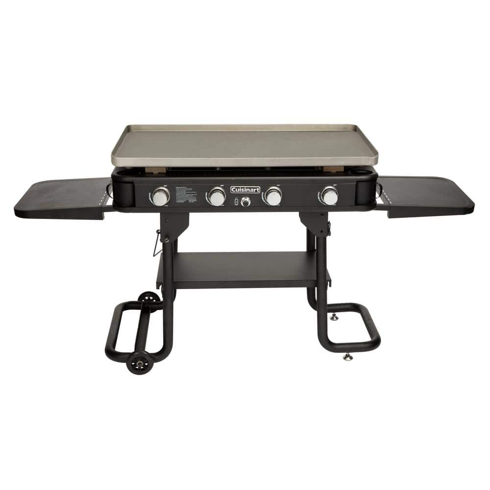  36 in. 4-Burner Propane/Gas Griddle- Black