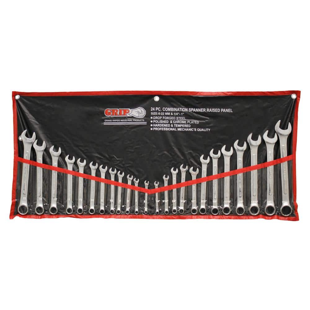 Grip Tight Tools 24721 5 piece Combination SAE Wrench Set