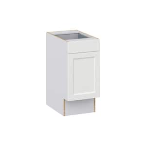 Alton Painted White Recessed Assembled 15 in. W x 32.5 in. H x 23.75 in. D Accessible ADA 1 Drawer Base Kitchen Cabinet