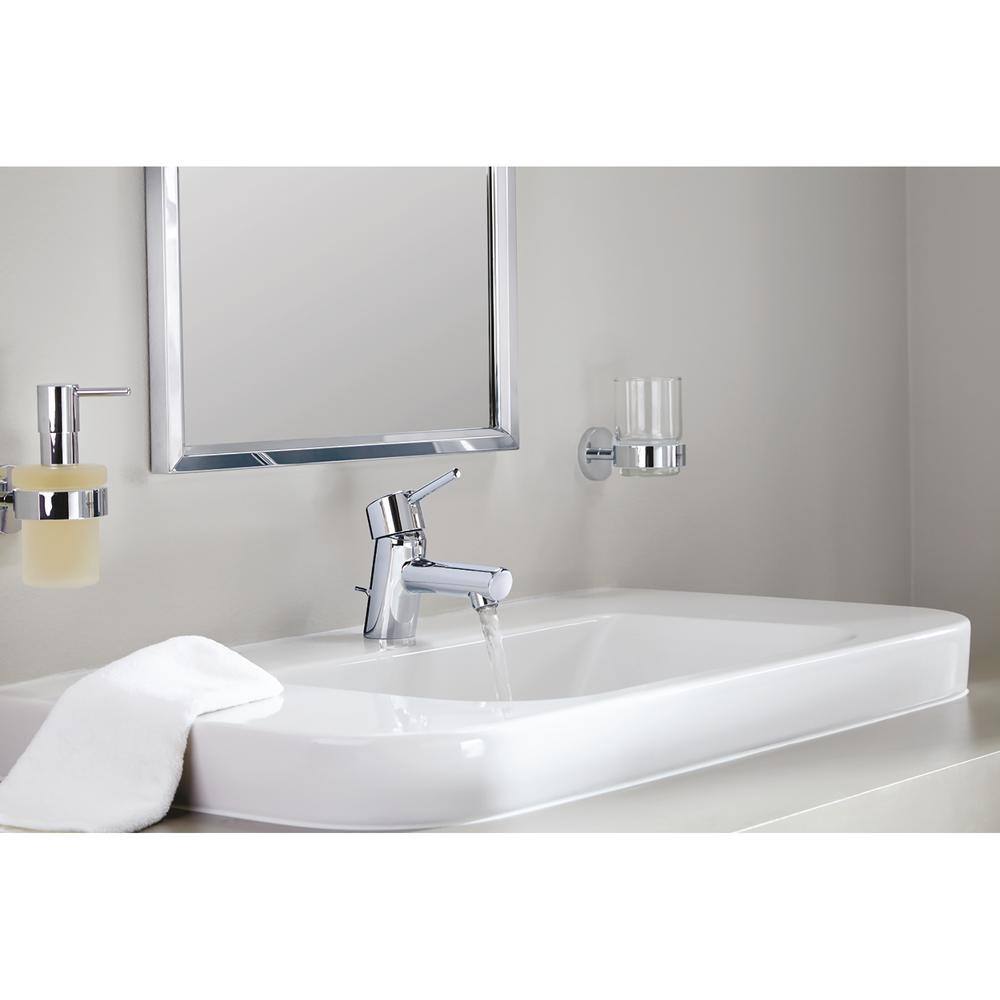 Sleek StarLight Chrome Single-Handle Bathroom Faucet with EcoJoy