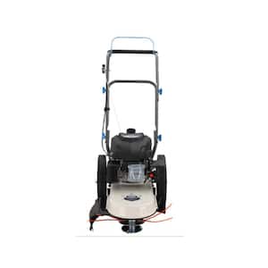 22 in. 173cc Gas Recoil Start Walk-Behind Push Field String Trimmer Mower with Adjustable Trimmer Head