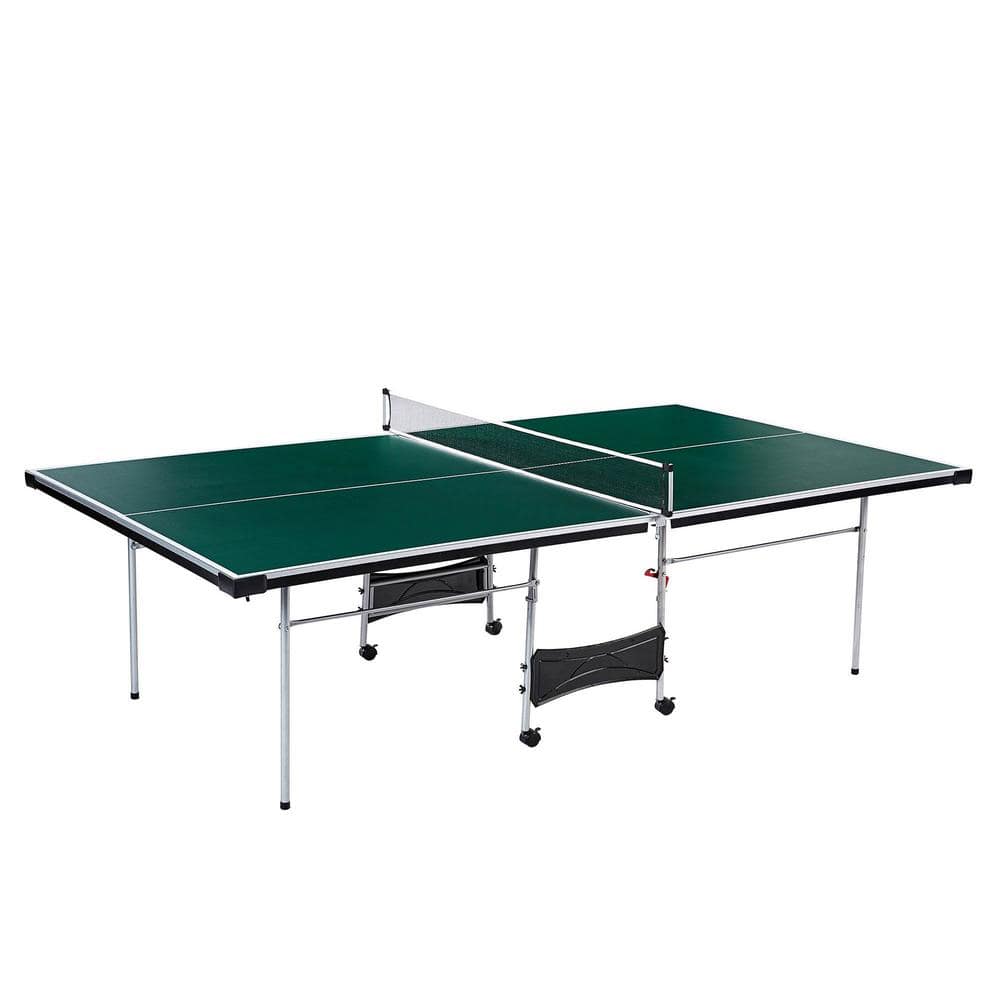 LANCASTER · GAMING COMPANY Official Size Indoor Folding Table Tennis Ping Pong Game Table (4-Piece) TT415Y19017