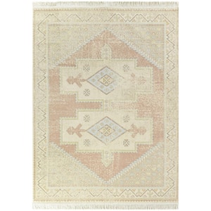 Cervantes Pink 7 ft. 10 in. x 10 ft. Geometric Area Rug