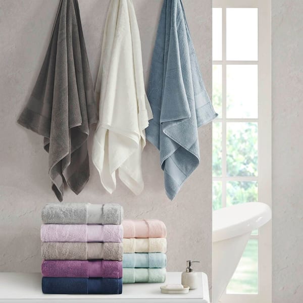 MADISON PARK Signature Turkish 6-Piece Taupe Cotton Bath