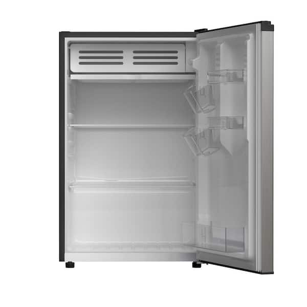 TCL 4.5 cu. ft. Compact Single Door Mini Refrigerator in Silver