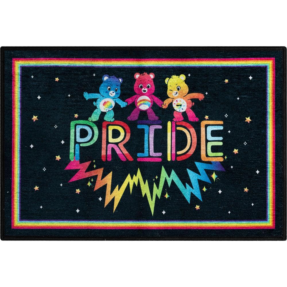 Well Woven Care Bears Pride Multi 2 ft. x 3 ft. Area Rug CRB-10A-3 ...