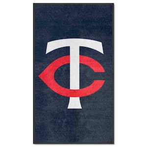 Minnesota Twins 3X5 High-Traffic Mat with Durable Rubber Backing - Portrait Orientation
