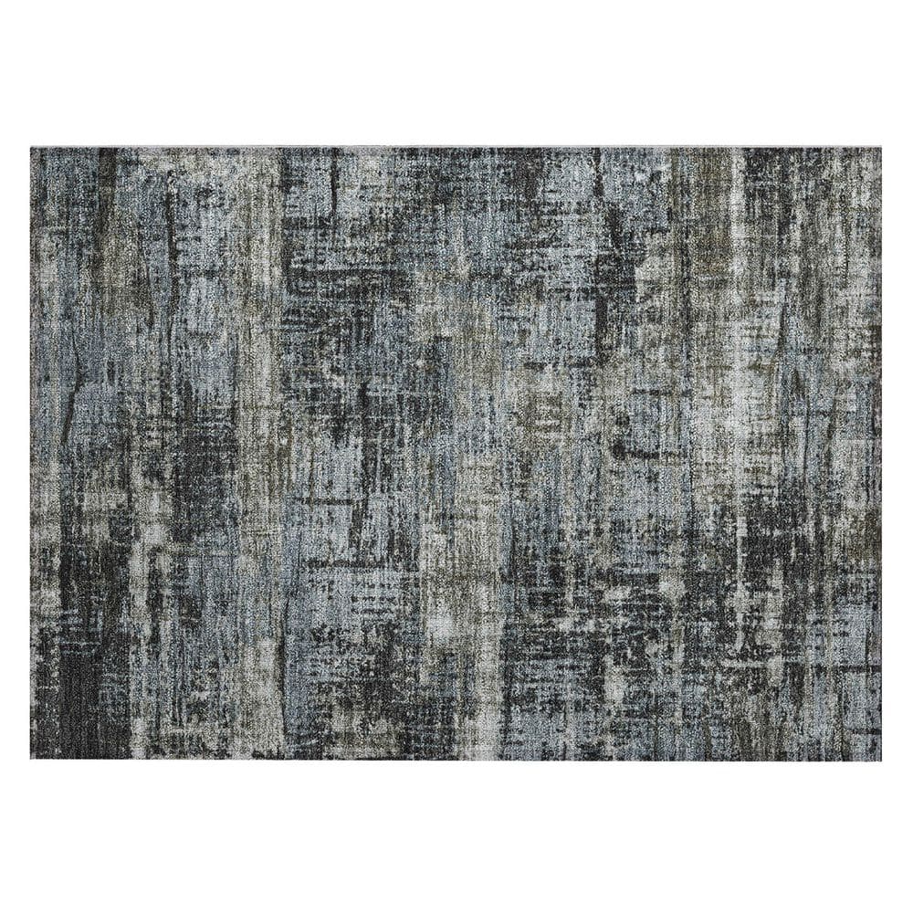 Chantille Machine Washable Indoor/Outdoor Abstract ACN1969 Charcoal 2 ft. x 3 ft. Accent Rug price history on PriceWatchPro