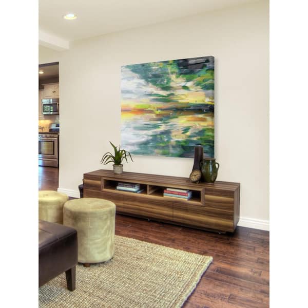 Unbranded 24 in. H x 24 in. W "Color Explosion" by Parvez Taj Printed Canvas Wall Art