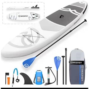 10 ft. x 6 in. Inflatable Paddle Board Including Sup Paddle, Paddleboard Backpack, Pump, Leash