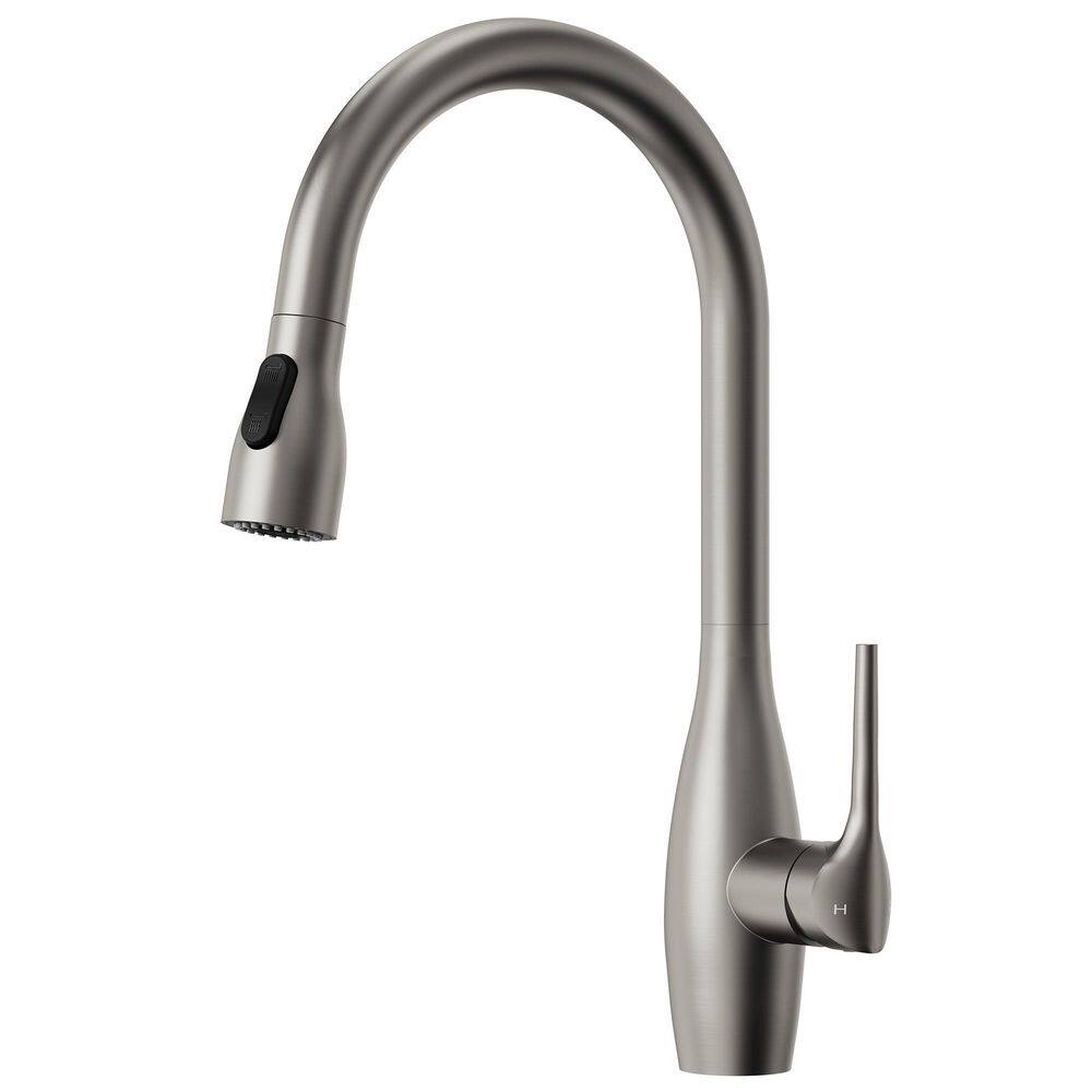 16.6 in. H Pull Down Sprayer Kitchen Faucet with 360° Spout Swivel in Stainless Steel price history on PriceWatchPro