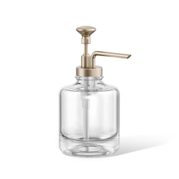 Artifacts Soap Dispenser in Vibrant Brushed Bronze