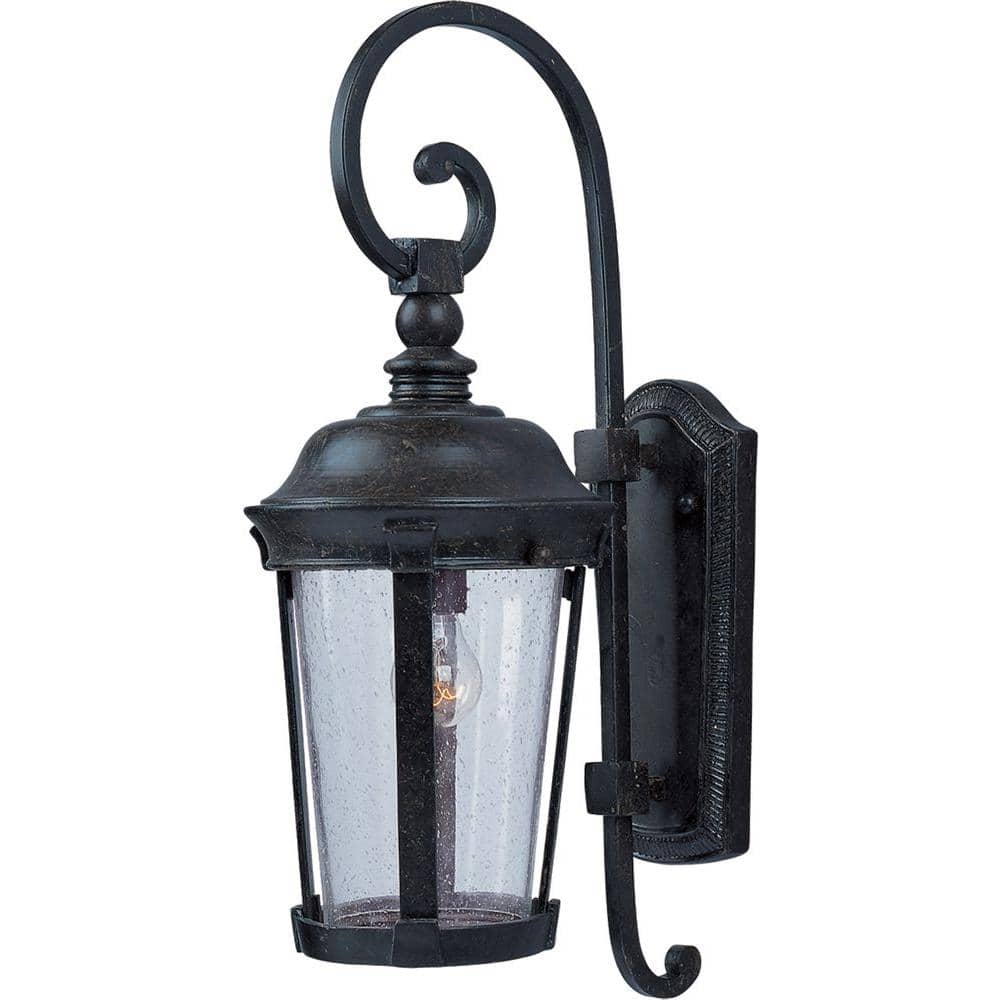 Dover DC 1-Light Bronze Outdoor Wall Lantern Sconce price history on PriceWatchPro