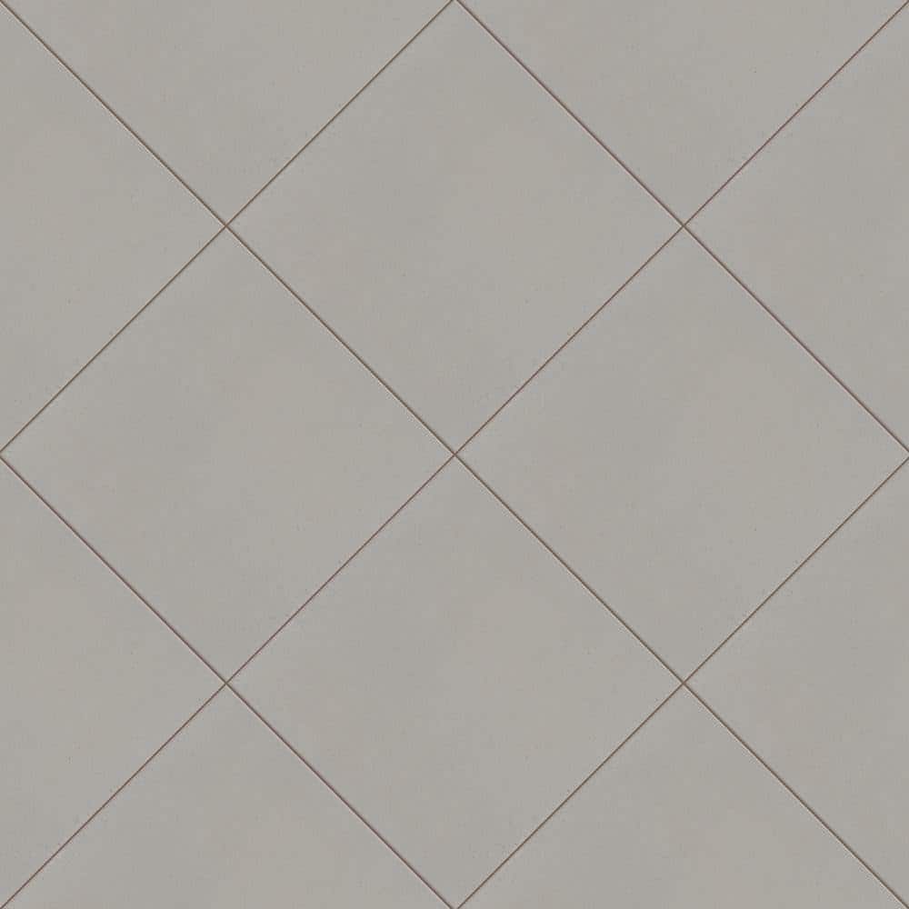 Quarry 6" x 6" Matte Gray Ceramic Floor and Wall Tile