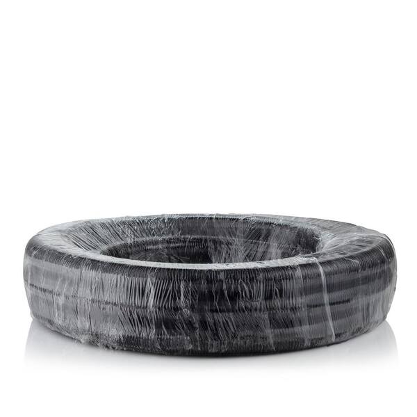 Alpine Corporation - 1/2 in. x 50 ft. Schedule 40 Black PVC Ultra Flexible Hose for Koi Ponds, Irrigation, Water Gardens and More