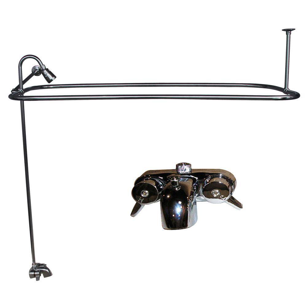 60'' White Acrylic Clawfoot Freestanding Soaking Tub