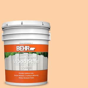 5 gal. #P230-3 Vitamin C Solid Color House and Fence Exterior Wood Stain