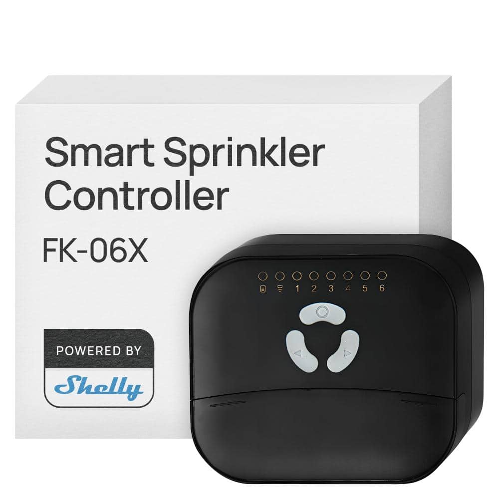 FrankEver Smart Sprinkler Controller FK-06X, 6-Zone Wi-Fi Irrigation Controller, 24V AC Valve Outputs, Bluetooth price history on PriceWatchPro