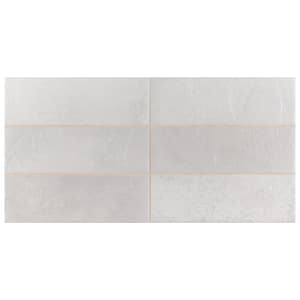 Kings Raku White 7-7/8 in. x 15-3/4 in. Ceramic Wall Tile (10.71 sq. ft./Case)
