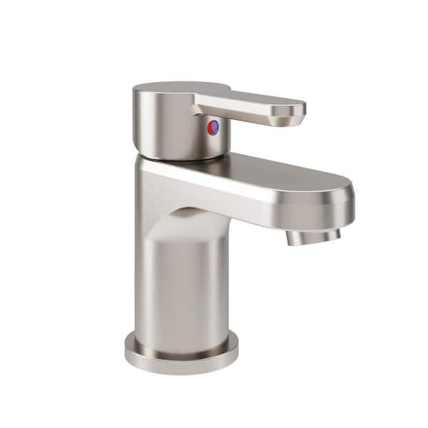 Solarity Single Handle Bathroom Sink Faucet with Push Pop Drain
