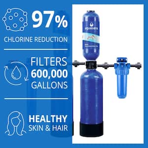 Rhino Series 5-Stage 600,000 Gal. Whole House Water Filtration System with Whole House Salt-Free Water Conditioner