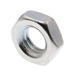 5/16 in.-18 A563 Grade A Zinc Plated Steel Hex Jam Nuts (100-Pack)