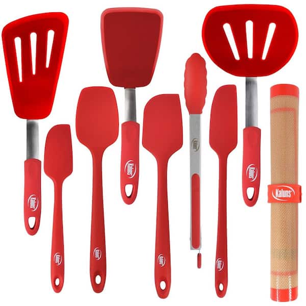 Kaluns Heat Resistant Rubber Silicone Spatula (Set of 11)