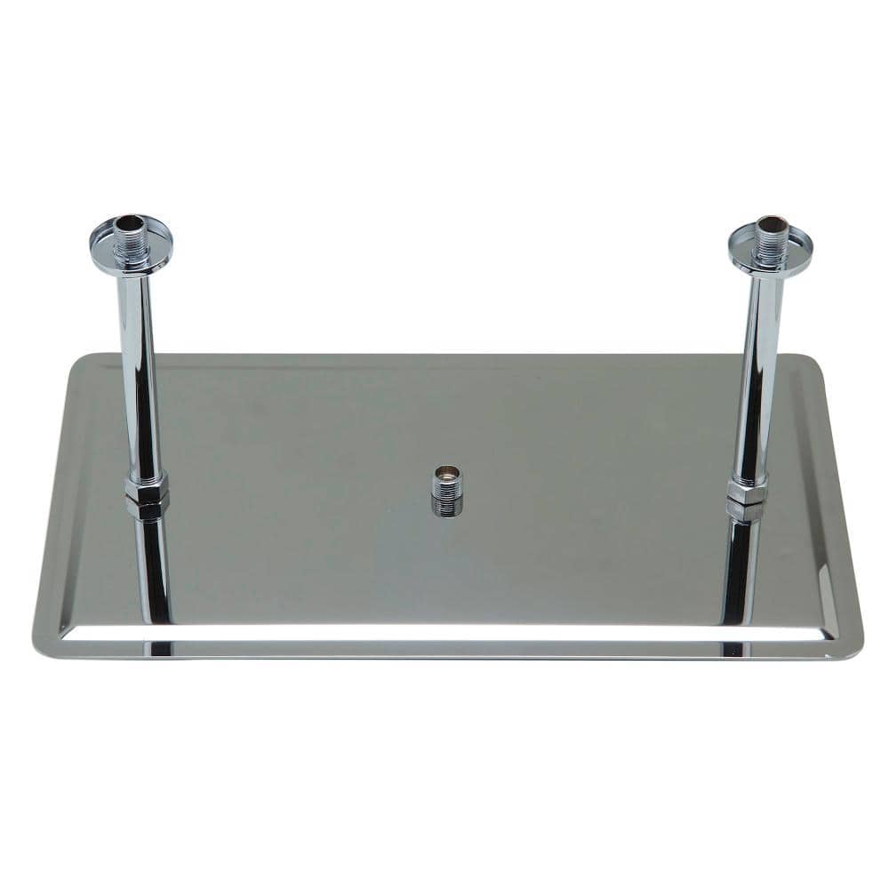 Ultra Thin 20-Inch Polished Stainless Steel Rain Shower Head