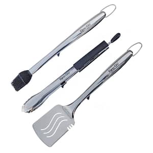 Stainless Steel Grill Tool Set (3-Piece)