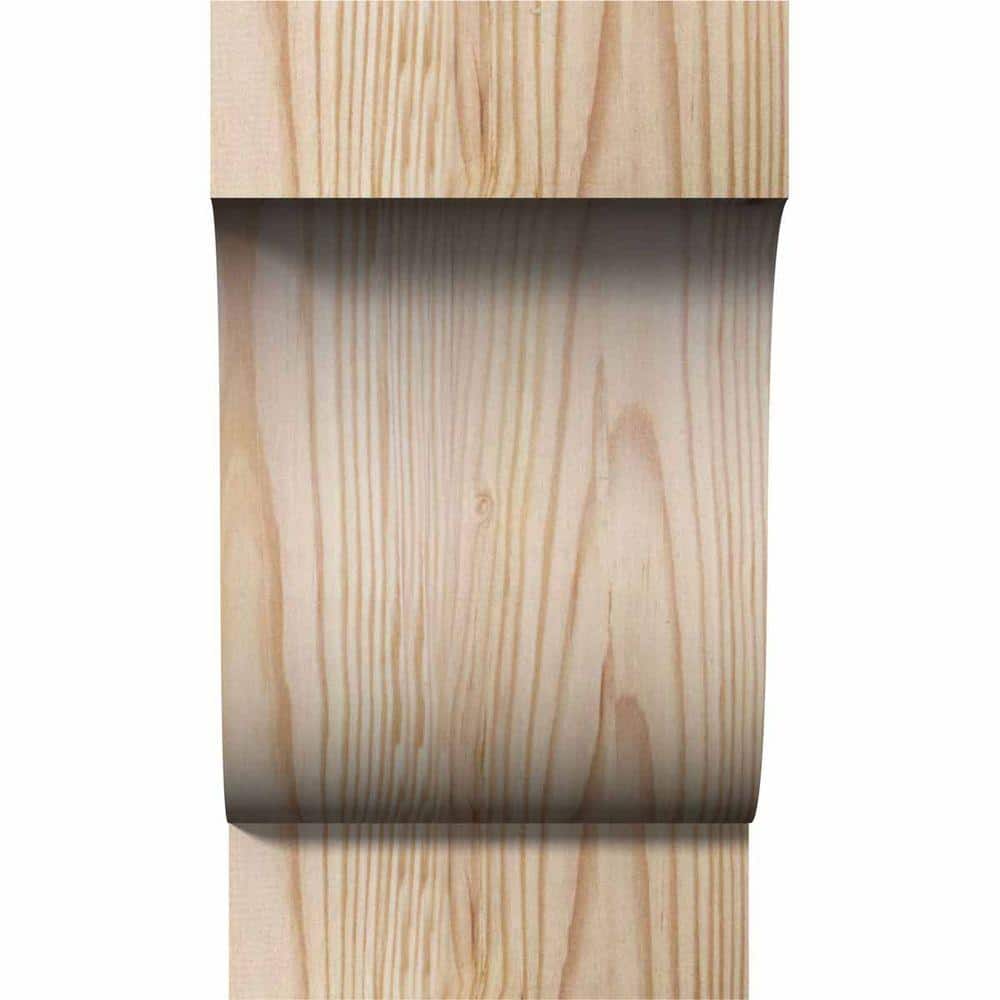 Douglas Fir Smooth 10" x 5.5" x 6" Rustic Corbel