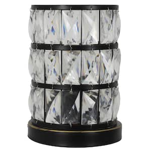 Hayes 9 in. Bronze Faceted Touch Control Uplight