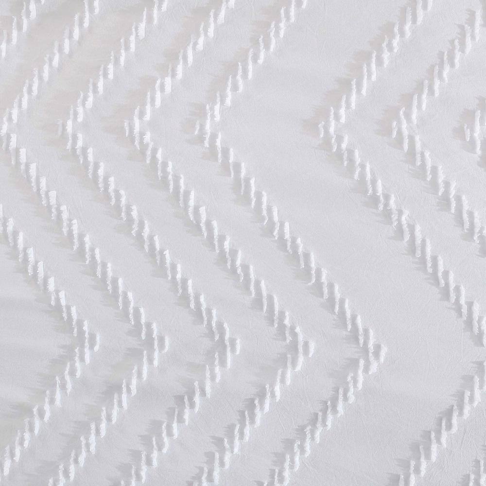 Twin White Microfiber Reversible Comforter Set with Shams