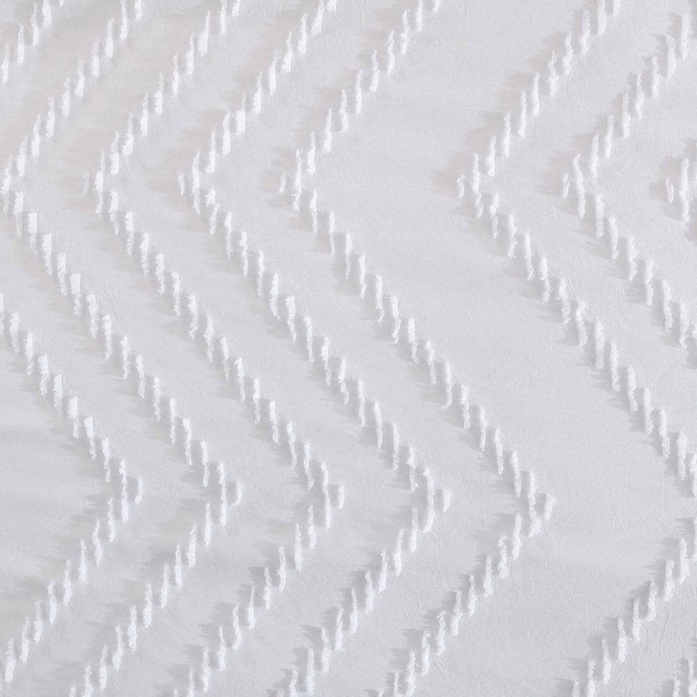 King White Microfiber Reversible Comforter Set with Shams