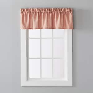 Rust Solid Rod Pocket Curtain - 58 in. W x 13 in. L