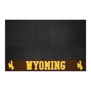 NCAA 26 in. x 42 in. University of Wyoming Grill Mat