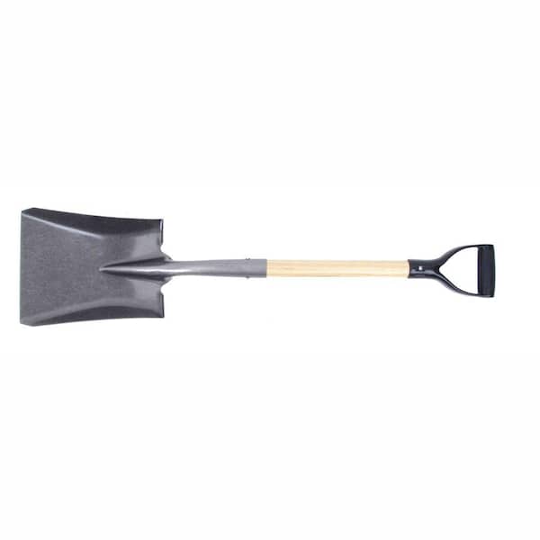 Anvil 19.75 in. Wood D-Handle Transfer Shovel