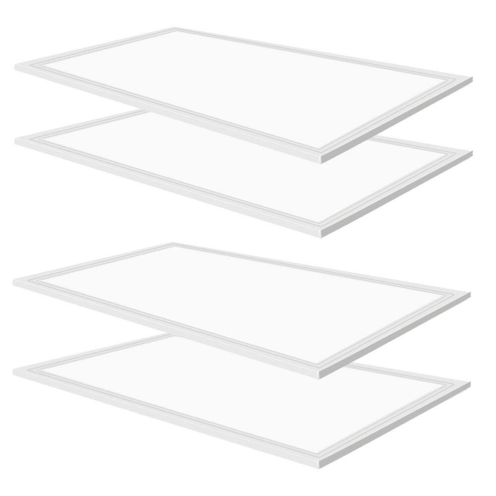 2 ft. x 4 ft. 7800 Lumens Integrated LED Flat Panel Light 5000K Dimmable 0-Volt-10-Volt Commercial Fixture (4-Pack) price history on PriceWatchPro