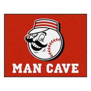 Cincinnati Reds Man Cave 3 ft. x 3.5 ft. All-Star Area Rug