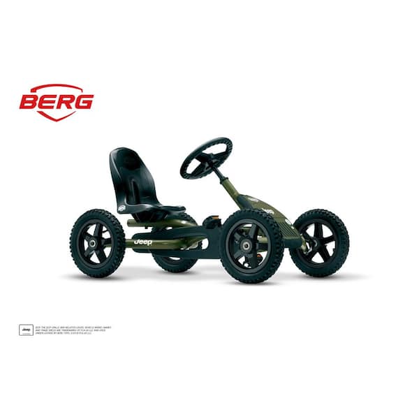 BERG Jeep Junior Children's Green Pedal Go-Kart