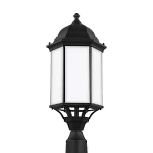 Sevier 1-Light Black Outdoor Post Lantern
