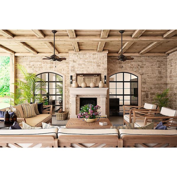 Wailea 31 in. Indoor/Outdoor Brushed Cocoa Bronze Ceiling Fan For Patios or Bedrooms