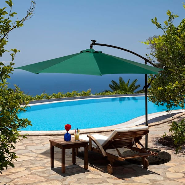 Nuu Garden Outdoor Sunshade 10 ft. Cantilever Patio Umbrella